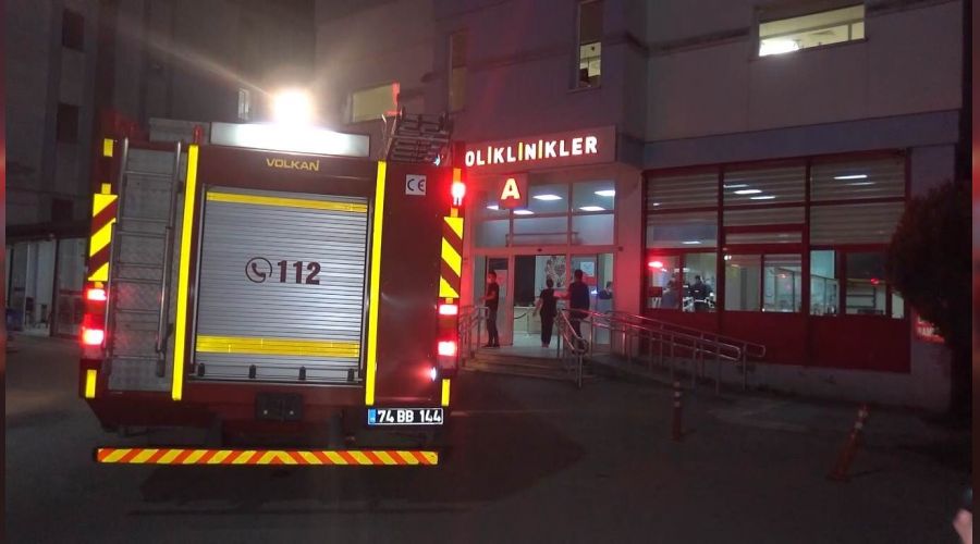 Hastanede yang�n pani�i ya�and�