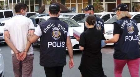 Hırsızlık şüphelisi yere çakıldı