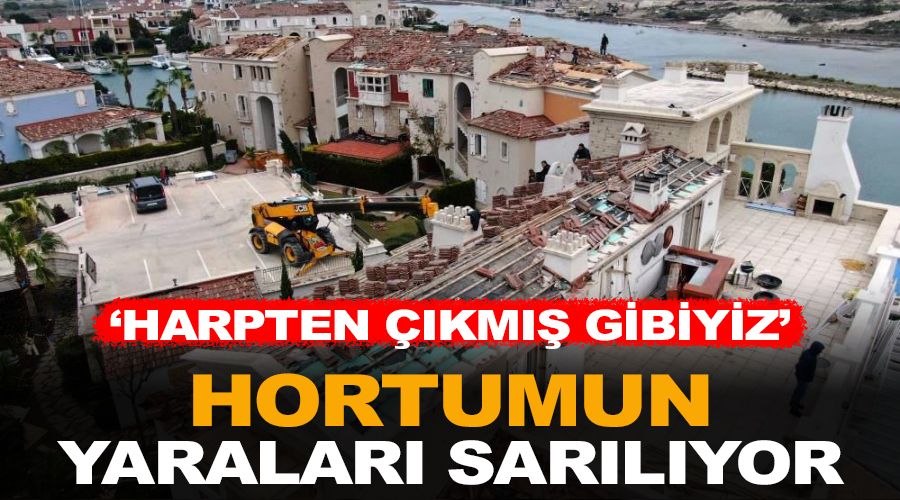Hortumun yaraları sarılıyor
