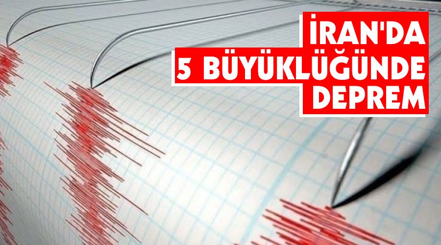 ran'da 5 byklnde deprem