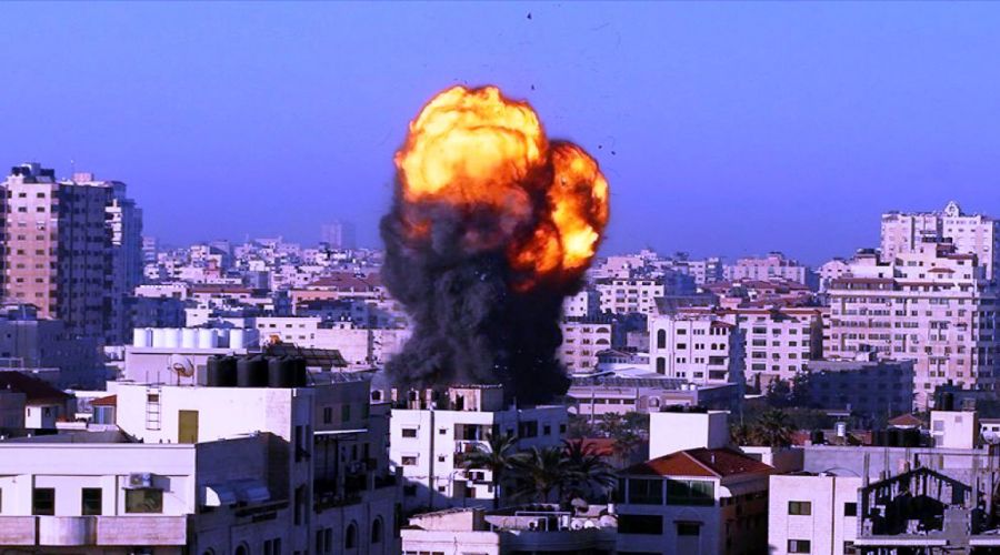 �srail, bakanl�k binalar�n� bombalad�