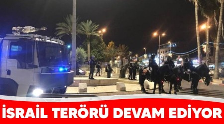 İsrail terörü devam ediyor