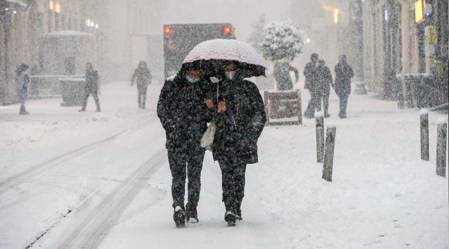 �stanbul i�in kar uyar�s�