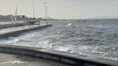 İstanbul'da deniz ulaşımına lodos engeli