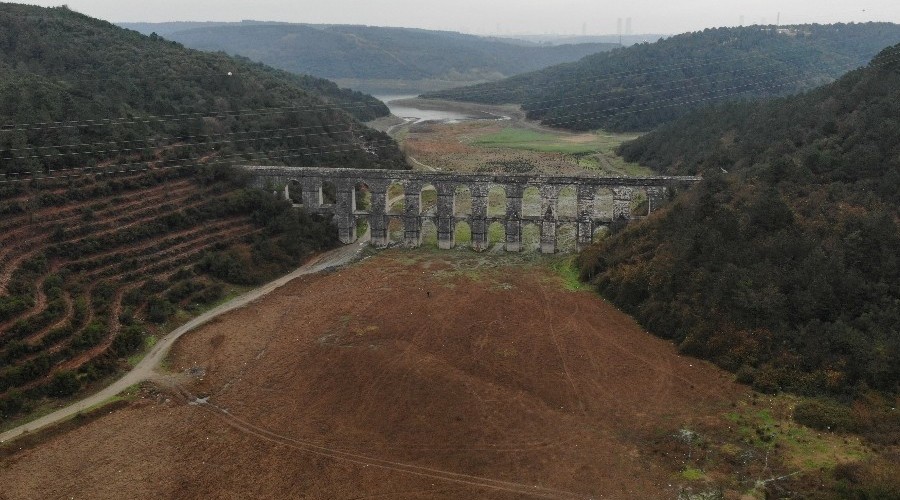 İstanbul'da kuraklığın en net görüntüsü
