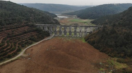 İstanbul'da kuraklığın en net görüntüsü