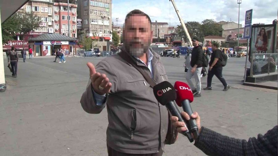 stanbul'da yolcu seen taksici gazetecilere kfr etti