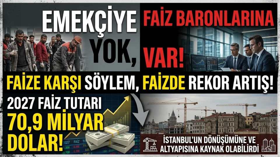 İstanbul’un dönüşümüne ve altyapısına kaynak olabilirdi