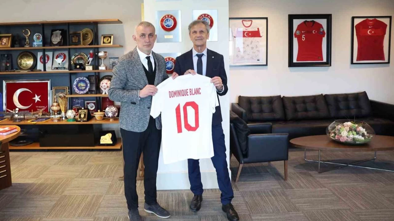 İsviçre Futbol Federasyonu Başkanı'ndan Hacıosmanoğlu'na ziyaret