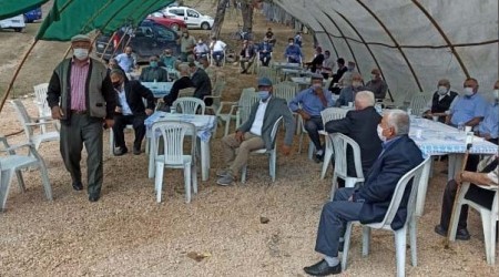 İzinsiz köy düğününde ceza kesildi