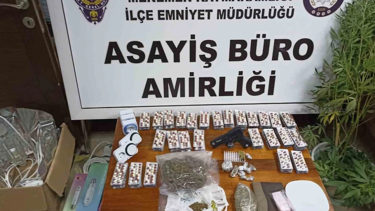 İzmir'de uyuşturucu imal edilen eve baskın: 1 tutuklama