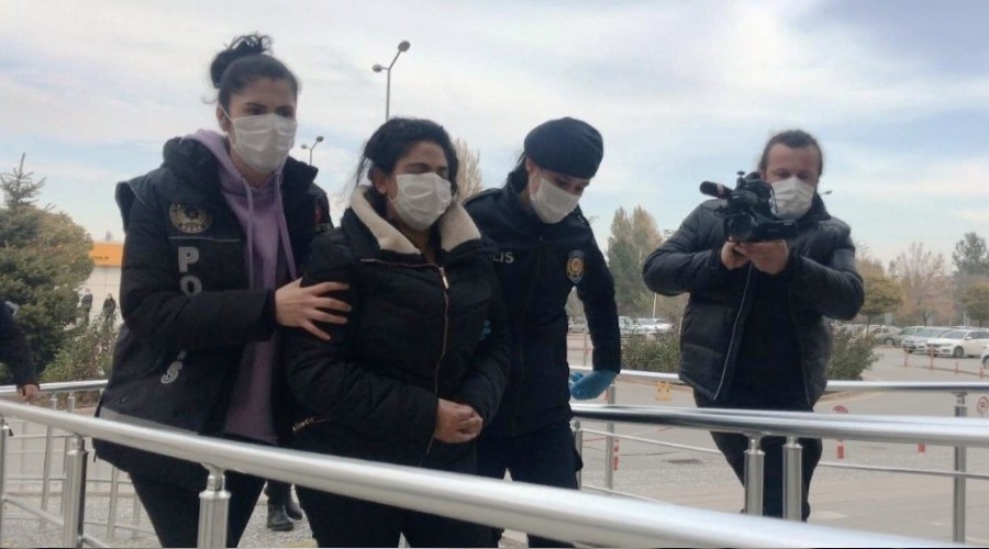 Kadir eker'in kurtard kadn adliyeye sevk edildi