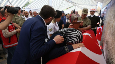 Kahramanmaraş şehidini uğurlandı