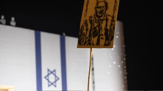 Katil İsrail katil Netanyahu
