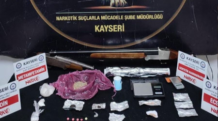 Kayseri'de uyuşturucu operasyonu: 2 gözaltı