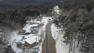 Kazda�lar�'na beklenen kar geldi