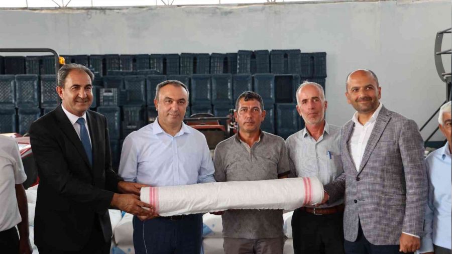 Kilis'te �z�m �reticilerine kurutmal�k deste�i