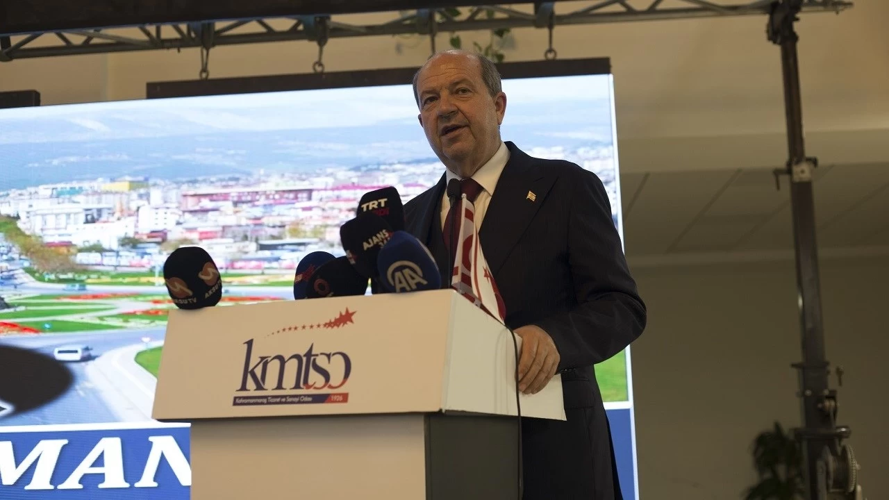 KKTC Cumhurbaşkanı Tatar Kahramanmaraş'ta konuştu