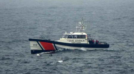 Kocaeli'de alabora olan tekneye ulald