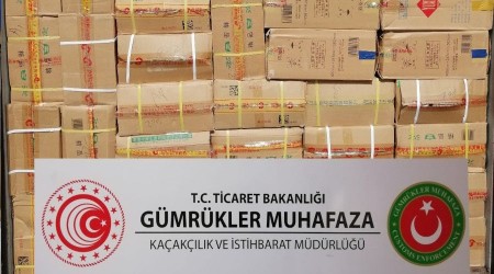 Kocaeli'de limanda 15 milyon liralık kaçak eşya ele geçirildi