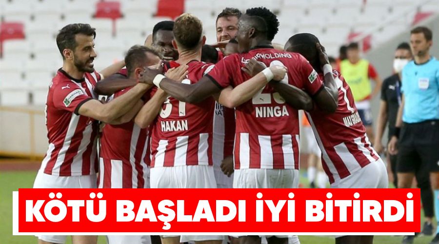 Kötü başladı, iyi bitirdi