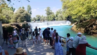 Manavgat elalesi'nde den su seviyesi ziyaretileri akna evirdi
