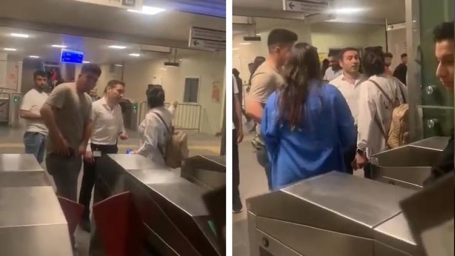 Marmaray’da köpek krizi