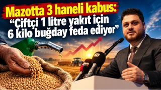 Mazotta 3 haneli kabus: "�ift�i 1 litre yak�t i�in 6 kilo bu�day feda ediyor"