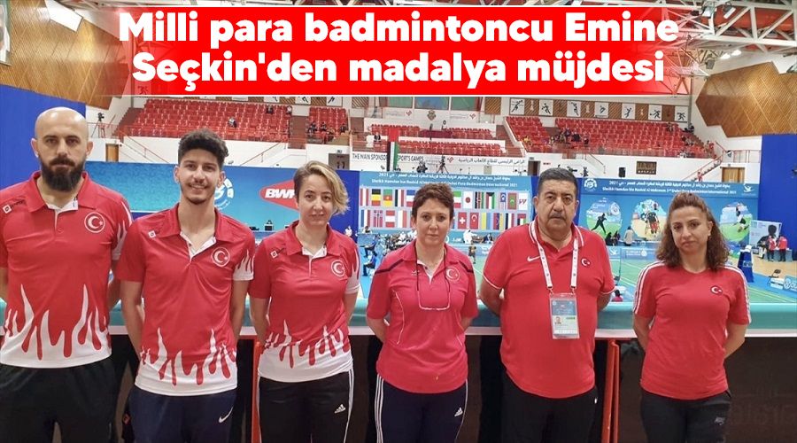 Milli para badmintoncu Emine Sekin'den madalya mjdesi