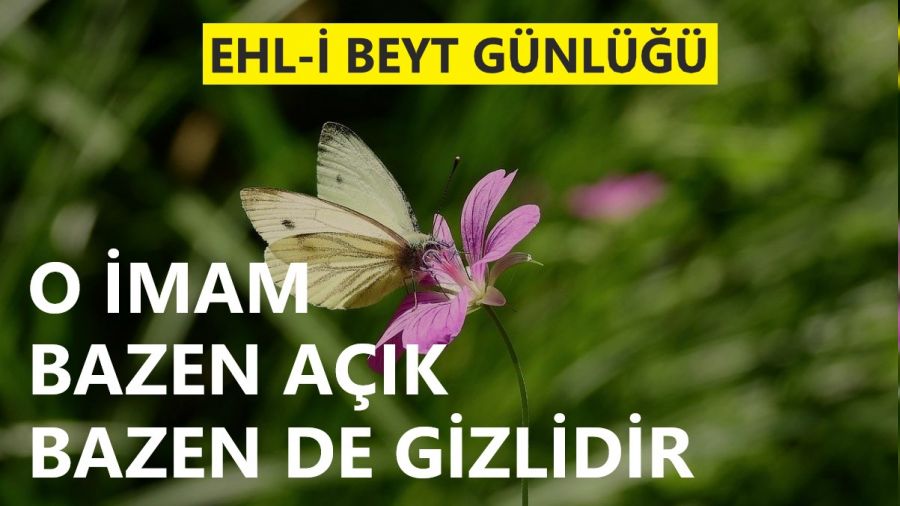 O imam bazen a��k, bazen de gizlidir