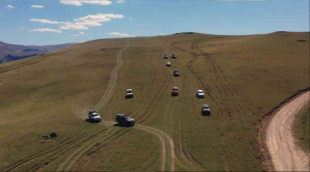 Off-Road tutkunlarından Giresun yaylalarında sonbahar safarisi