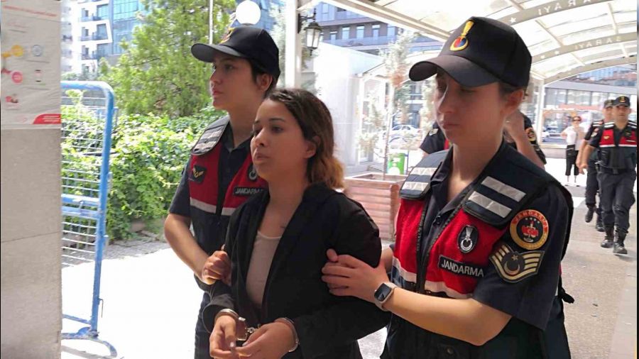 Polis sevgilisini vuran gen� kad�n adliyeye sevk edildi