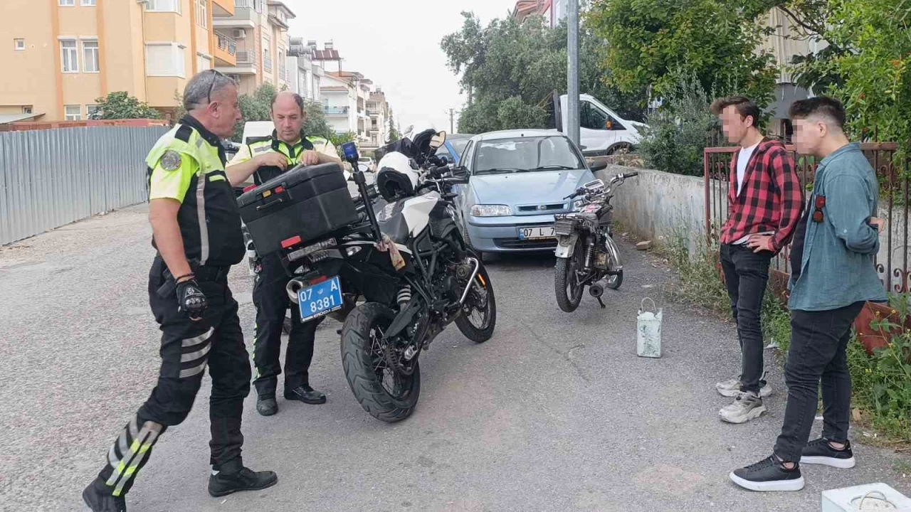 Polisi görünce kaçan motosikletliye rekor para cezası