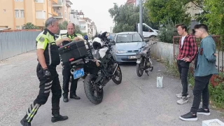 Polisi grnce kaan motosikletliye rekor para cezas