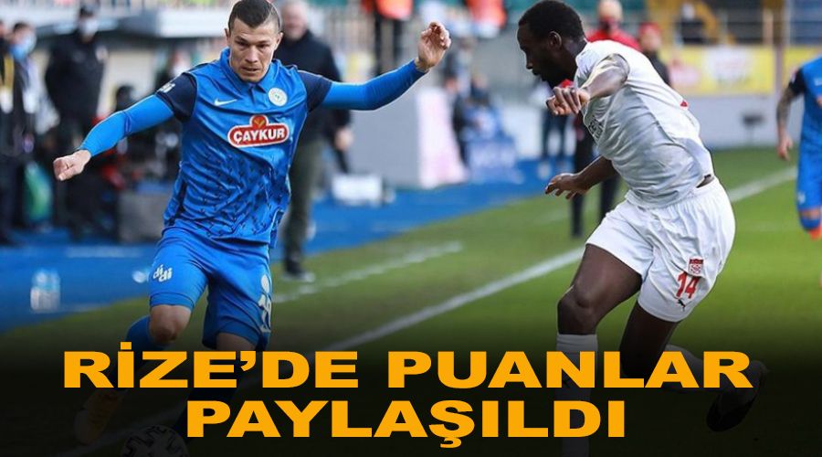 Rize'de puanlar payla��ld� 