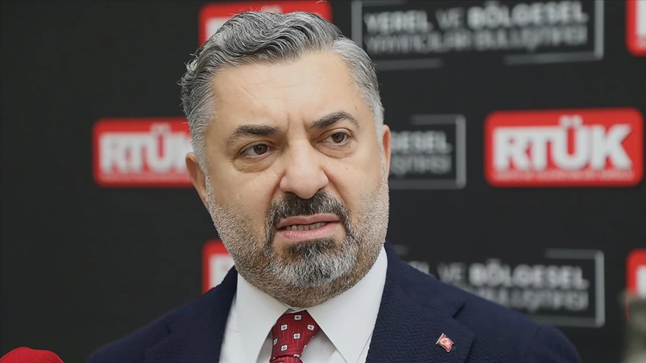 RT�K Ba�kan� �ahin'den 'bas�na sans�r' a��klamas�