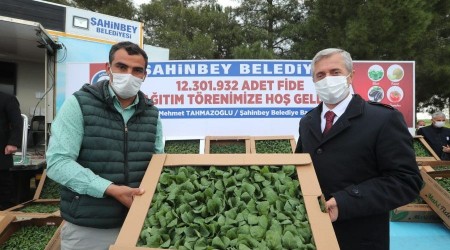 Şahinbey çiftçilere büyük destek