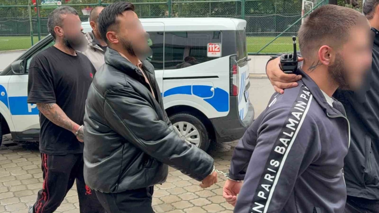 Samsun'da otomobil kurşunlayan 3 kişi yakalandı