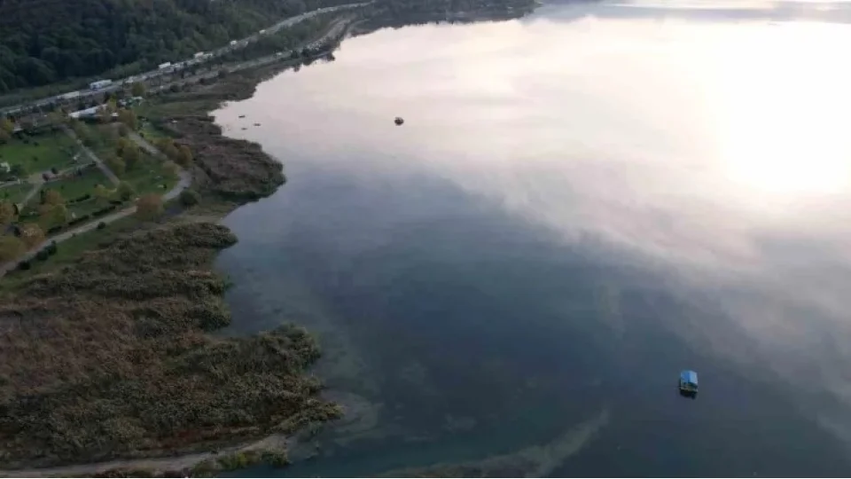 Sapanca G�l�'nde son iki y�l�n en y�ksek su seviyesi