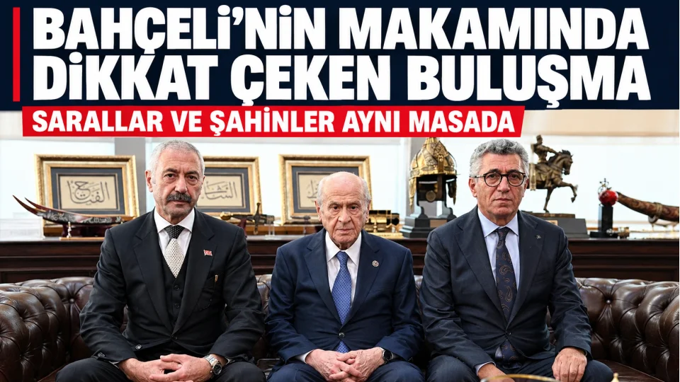 Sarallar ve �ahinler ayn� masada!