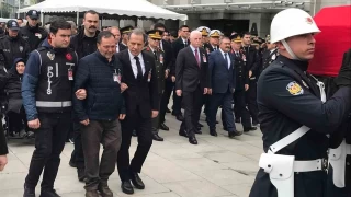 Şehit bekçi için İstanbul Emniyetinde tören