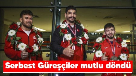 Serbest Güreşçiler mutlu döndü