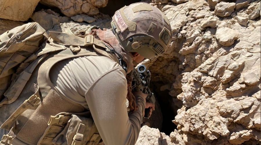 Siirt'te teröristlere ait mühimmat ele geçirildi