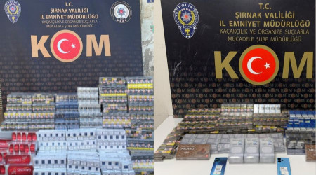 Şırnak'ta kaçakçılık ve asayiş operasyonu: 61 gözaltı