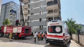Siverek'te apartman yangn korkuttu