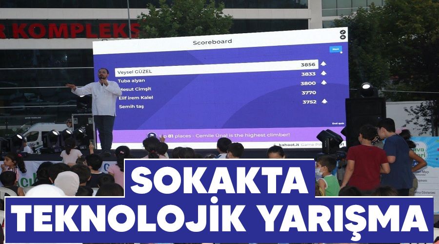 Sokakta teknolojik yar��ma