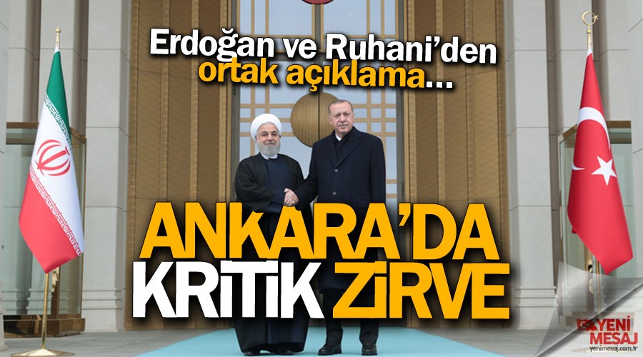 son dakika... Erdoan ve Ruhani'den ortak mesaj