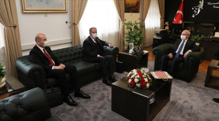 Soylu ve Akar, Kılıçdaroğlu'nu ziyaret etti