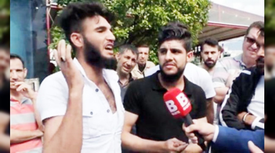 Suriyeli sığınmacı kafa kesmek istiyormuş