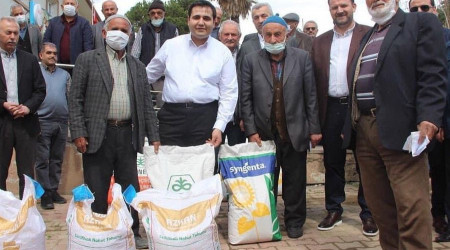 Taşovalı 800 çiftçiye tohum desteği